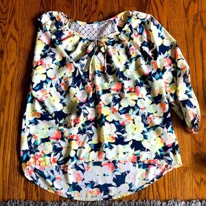 3/4 Sleeve Loose Blouse